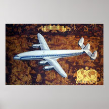 Super Constellation Vintage Print