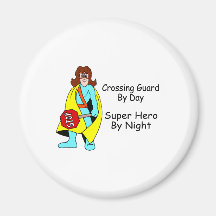 Super Crossing Guard Magnet