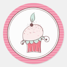 Super Cute Cupcake Stickers