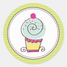 Super Cute Cupcake Stickers