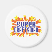 Super Draftsman Fridge Magnet