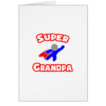 Super Grandpa Greeting Cards