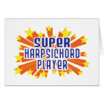 Super Harpsichord Player Greeting Card