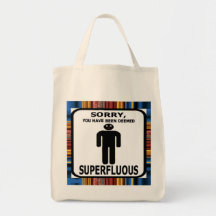 superfluous canvas bags