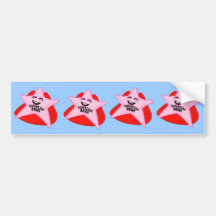 superstar bride funny bumper sticker