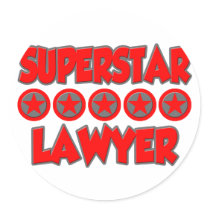 Superstar Lawyer stickers