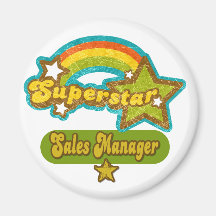 Superstar Sales Manager Fridge Magnets