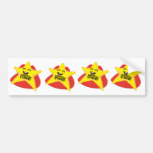 superstar student funny bumper sticker