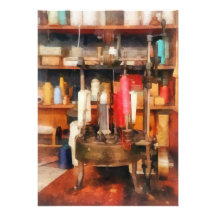Supplies in Tailor Shop Custom Announcement