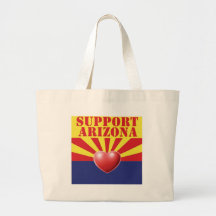 SUPPORT Arizona, AZ Tote Bag