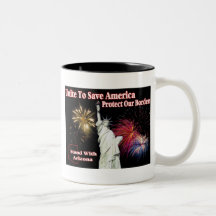 Support Arizona SB 1070 - Unite to Save America Coffee Mug
