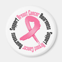 Support Breast Cancer Awareness Magnets