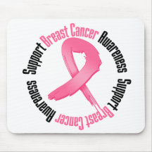 Support Breast Cancer Awareness Mouse Pads