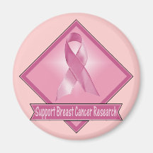Support Breast Cancer Research Magnets