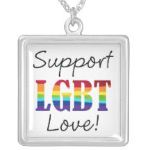 Support Love Gay Pride Tees and Gifts Jewelry