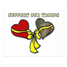 Support our Troops Post Cards