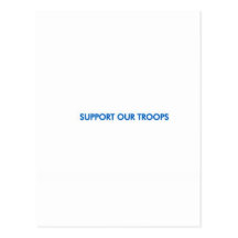 Support our troops post cards
