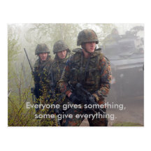 Support Our Troops Postcard