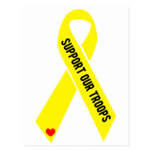 Support Our Troops Postcard