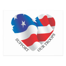 Support Our Troops Postcard