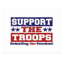 Support our Troops Postcards