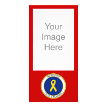 Support Our Troops Ribbon Photo Cards