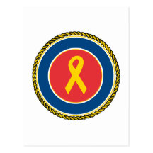 Support Our Troops Ribbon Post Card