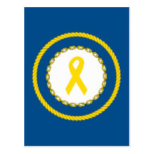Support Our Troops Ribbon Post Cards