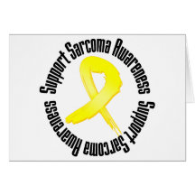 Support Sarcoma Awareness Greeting Card