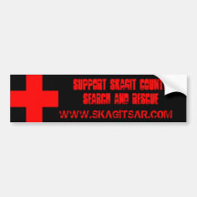 SUPPORT SKAGIT SAR BUMPER STICKER