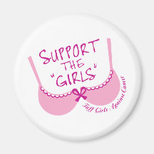 Support The Girls Refrigerator Magnets