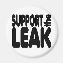 Support The Leak Refrigerator Magnet