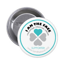 *Supporter* I AM THE FACE Blue Button