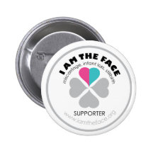 *Supporter* I AM THE FACE Pink and Blue Button