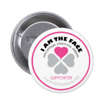 *Supporter* I AM THE FACE Pink Button