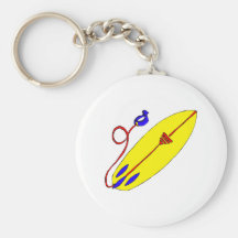 Surf Board Keychain