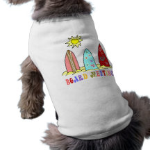 Surf Board Meeting Pet Shirt