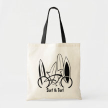 Surfboards & Bike Canvas Bag