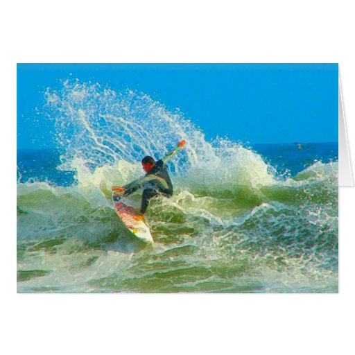 Surfed Out Card