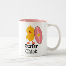 Surfer Chick Mug