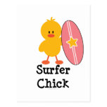 Surfer Chick Postcard
