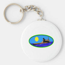 Surfer Guy Key Chain