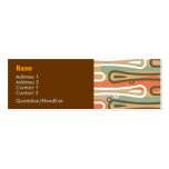 Surfer King Abstract Profile Card Business Cards