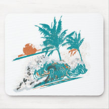 surfer mouse pad