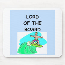 surfer surfing mousepad