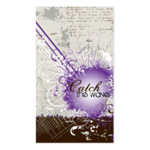 Surfing Business Card Grunge Vintage Texture