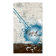 Surfing Business Card Grunge Vintage Texture