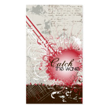 Surfing Business Card Grunge Vintage Texture