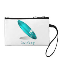 Surfing Logo Coin Purse