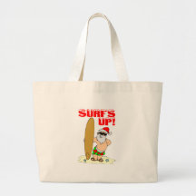 Surfing Santa Bag